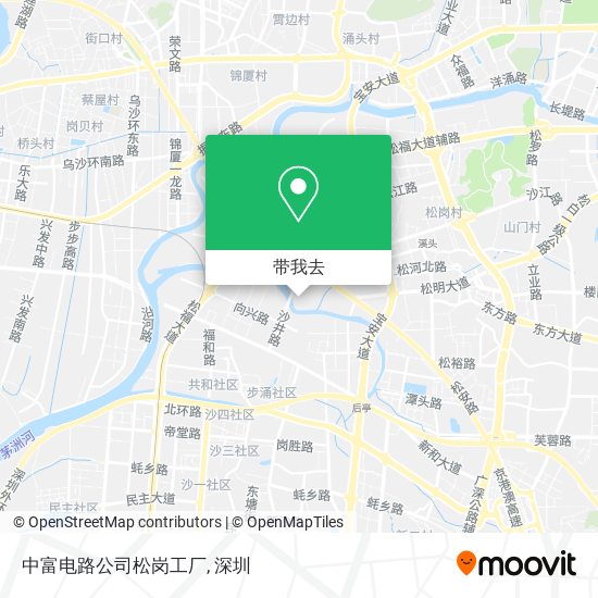 中富电路公司松岗工厂地图