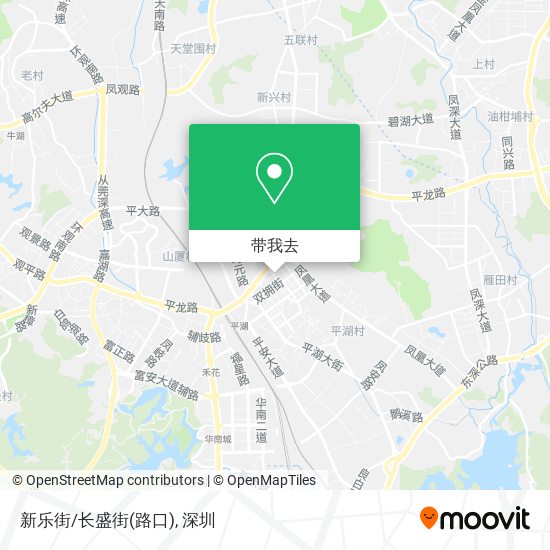 新乐街/长盛街(路口)地图