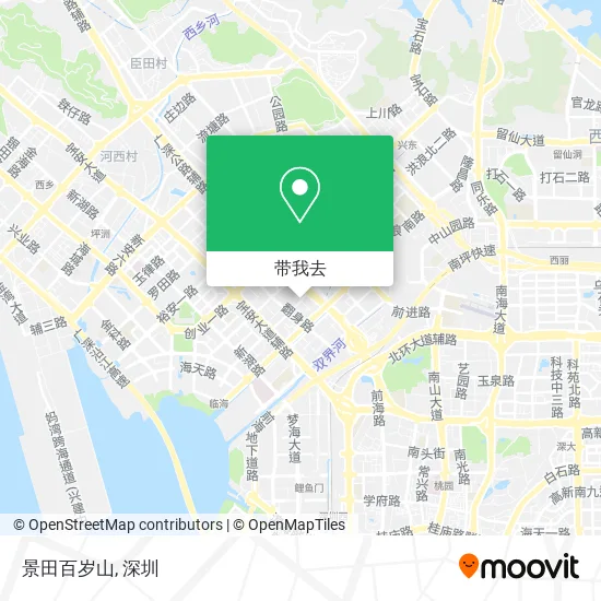 景田百岁山地图