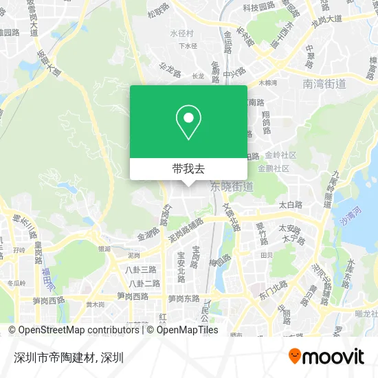 深圳市帝陶建材地图