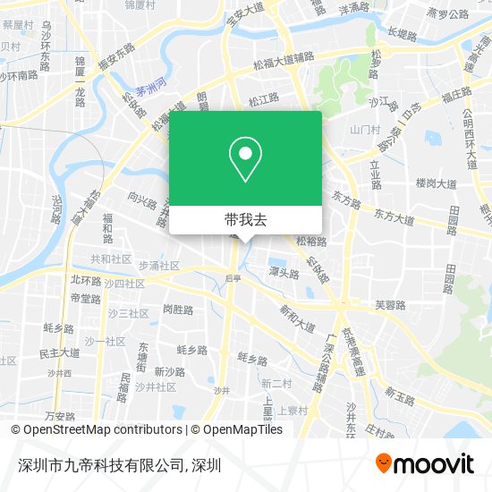 深圳市九帝科技有限公司地图