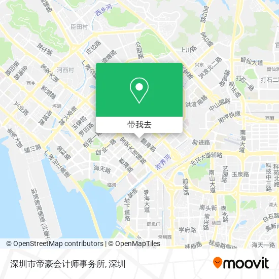 深圳市帝豪会计师事务所地图