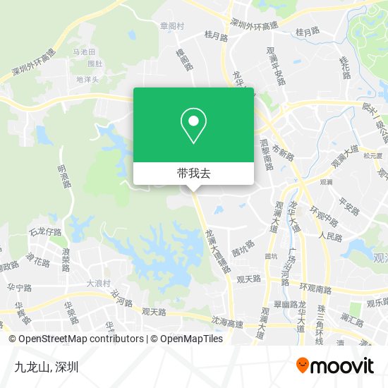 九龙山地图