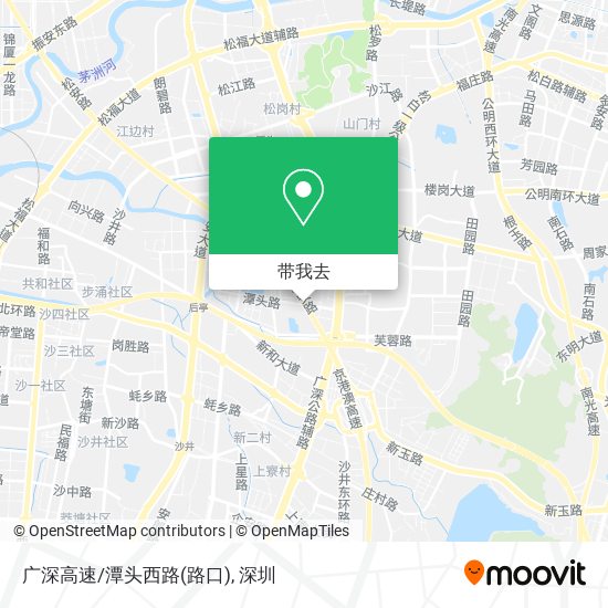 广深高速/潭头西路(路口)地图
