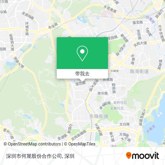 深圳市何屋股份合作公司地图