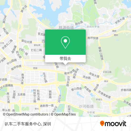 叭车二手车服务中心地图