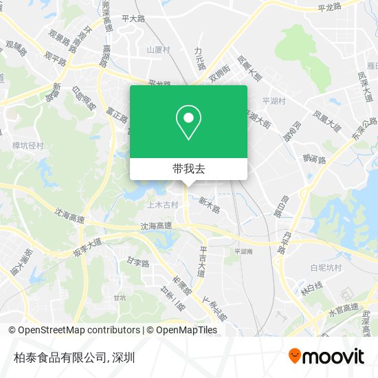 柏泰食品有限公司地图