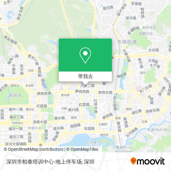 深圳市柏泰培训中心-地上停车场地图