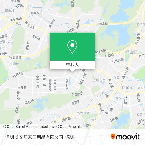 深圳博安居家居用品有限公司地图