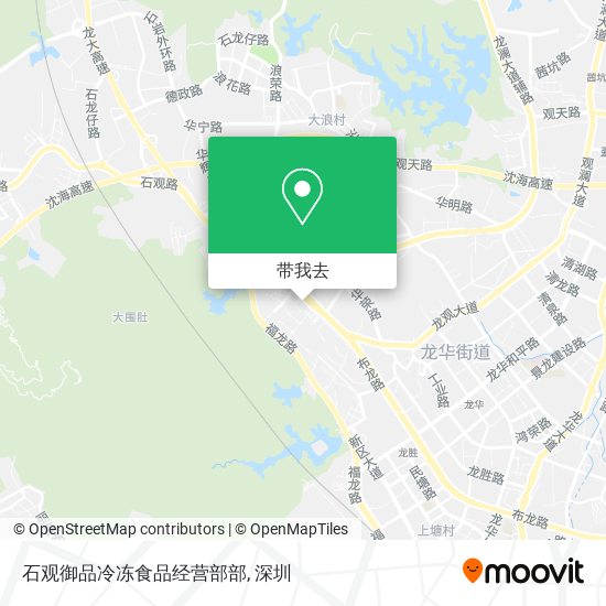 石观御品冷冻食品经营部部地图