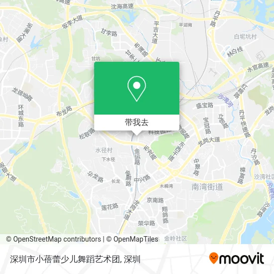 深圳市小蓓蕾少儿舞蹈艺术团地图