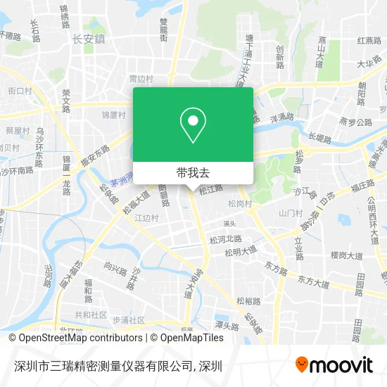 深圳市三瑞精密测量仪器有限公司地图