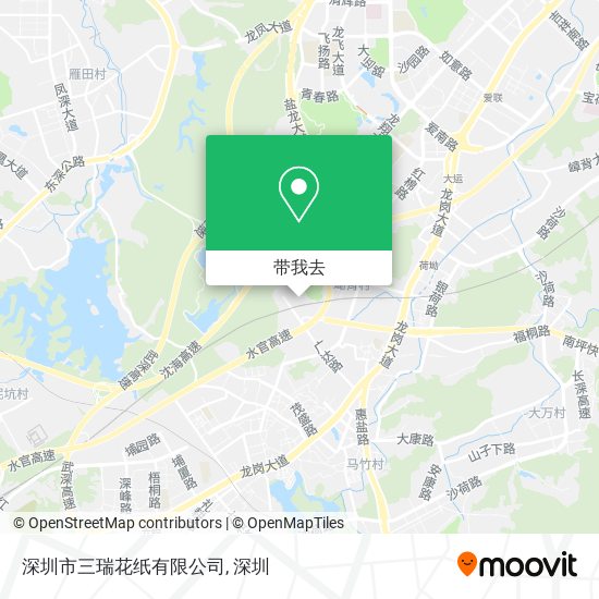 深圳市三瑞花纸有限公司地图