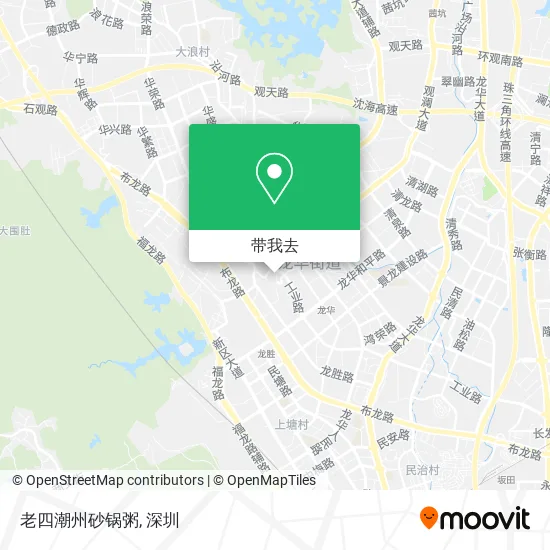 老四潮州砂锅粥地图