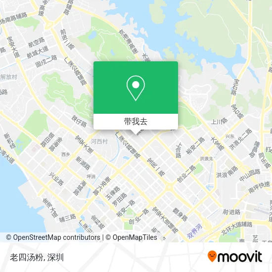老四汤粉地图