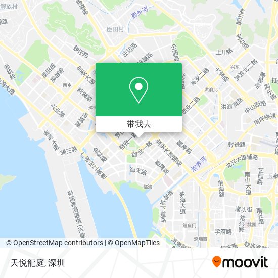 天悦龍庭地图
