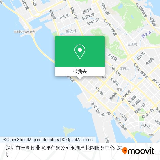 深圳市玉湖物业管理有限公司玉湖湾花园服务中心地图