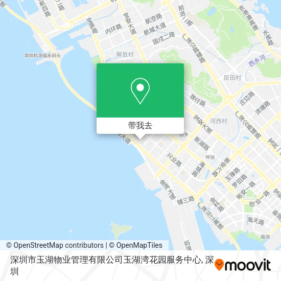 深圳市玉湖物业管理有限公司玉湖湾花园服务中心地图