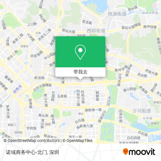 诺域商务中心-北门地图
