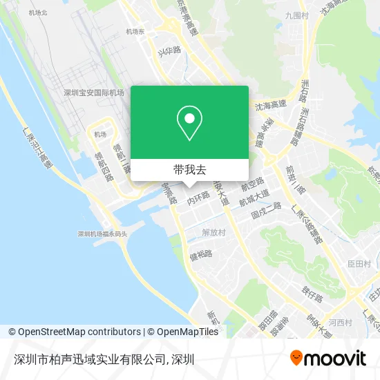 深圳市柏声迅域实业有限公司地图