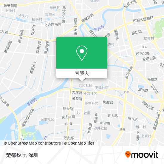 楚都餐厅地图