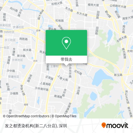 发之都烫染机构(新二八分店)地图