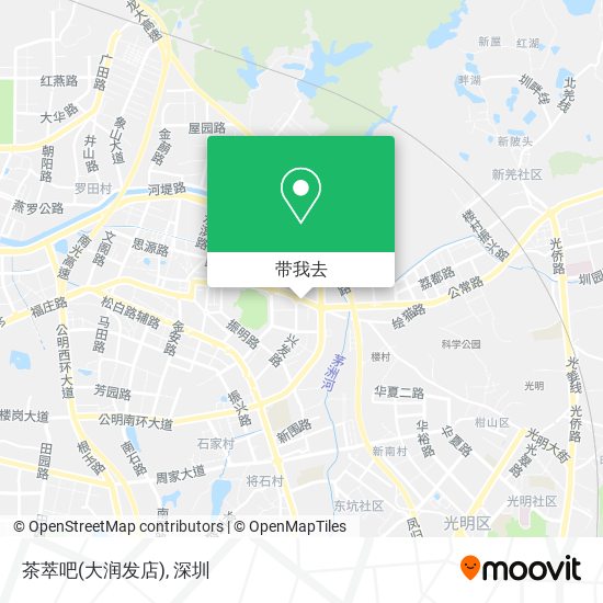 茶萃吧(大润发店)地图