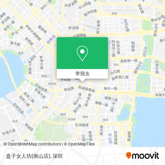 盘子女人坊(南山店)地图