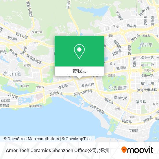 Amer Tech Ceramics Shenzhen Office公司地图