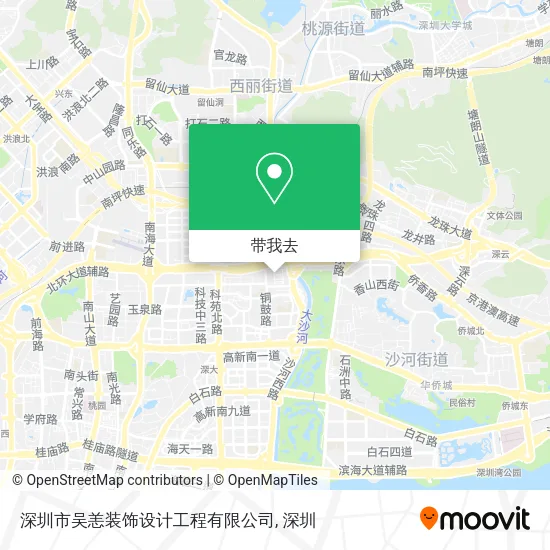 深圳市吴恙装饰设计工程有限公司地图