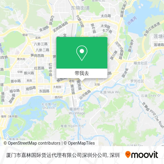 厦门市嘉林国际货运代理有限公司深圳分公司地图