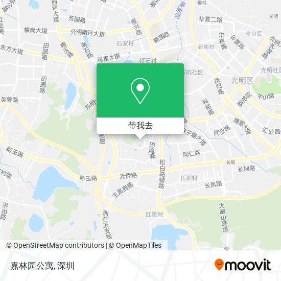 嘉林园公寓地图