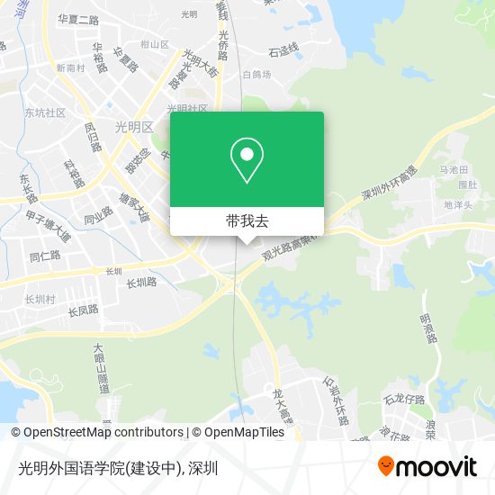 光明外国语学院(建设中)地图