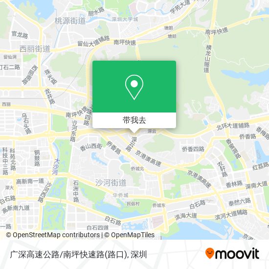 广深高速公路/南坪快速路(路口)地图