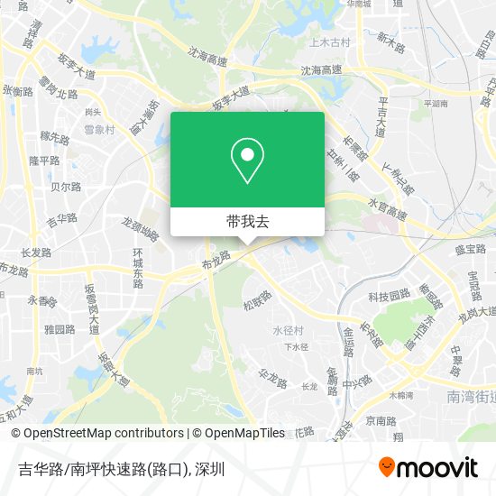吉华路/南坪快速路(路口)地图