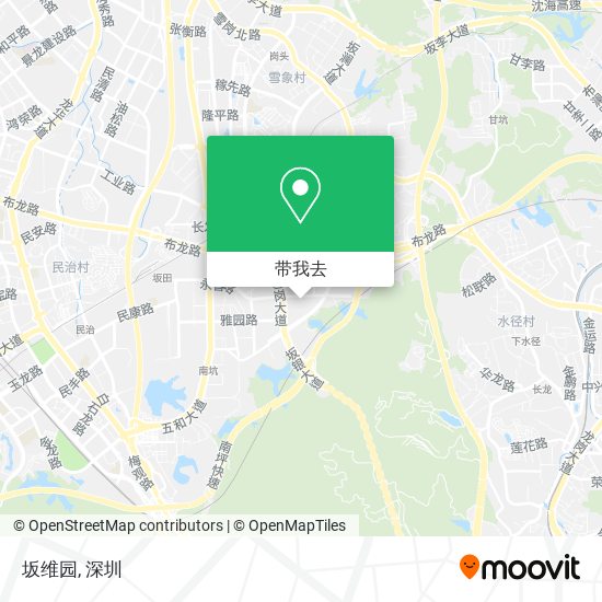 坂维园地图