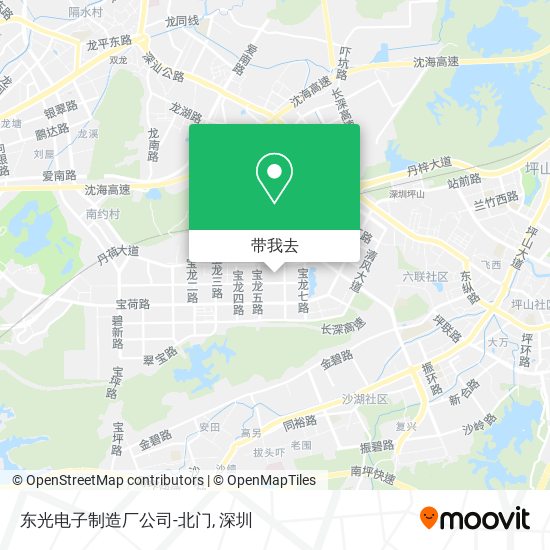 东光电子制造厂公司-北门地图