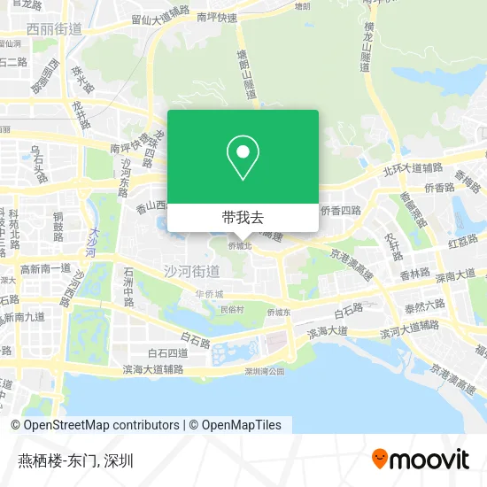 燕栖楼-东门地图