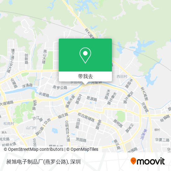 昶旭电子制品厂(燕罗公路)地图