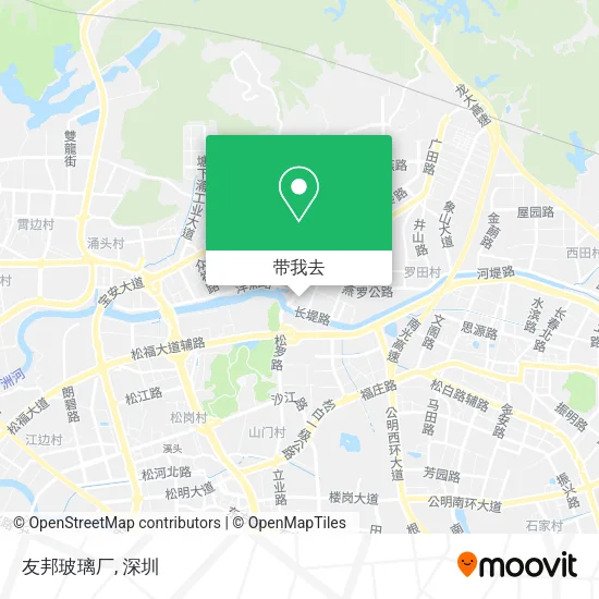 友邦玻璃厂地图