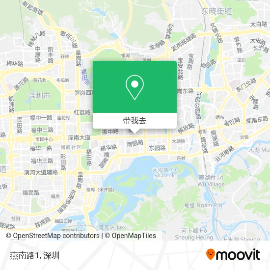 燕南路1地图