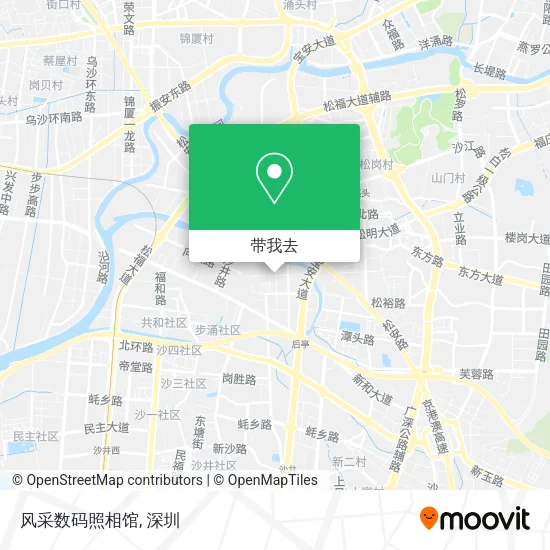 风采数码照相馆地图