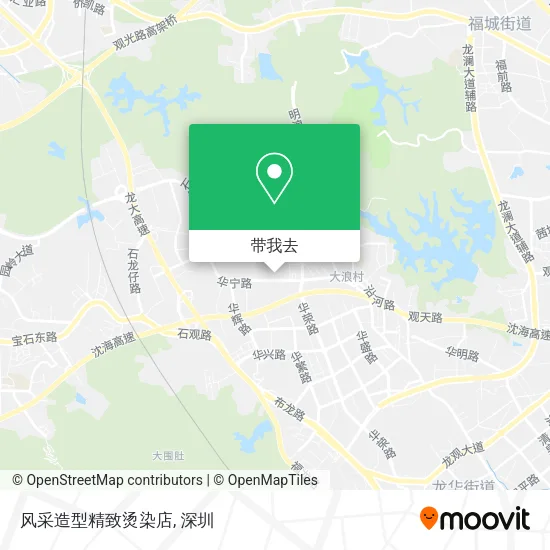 风采造型精致烫染店地图