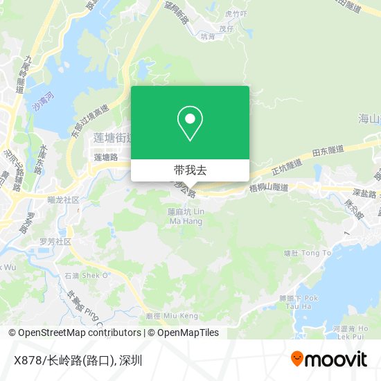 X878/长岭路(路口)地图