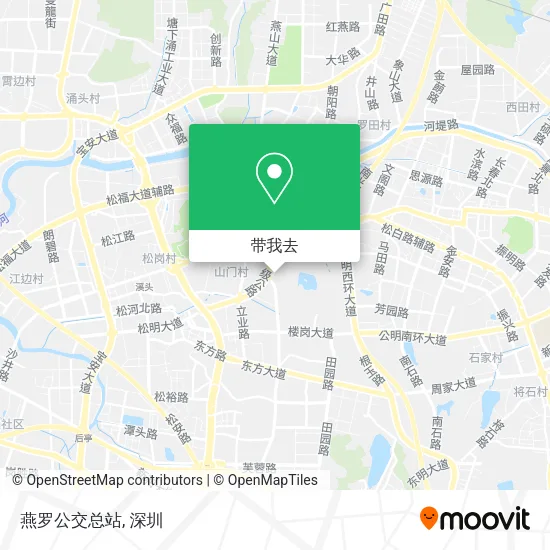 燕罗公交总站地图