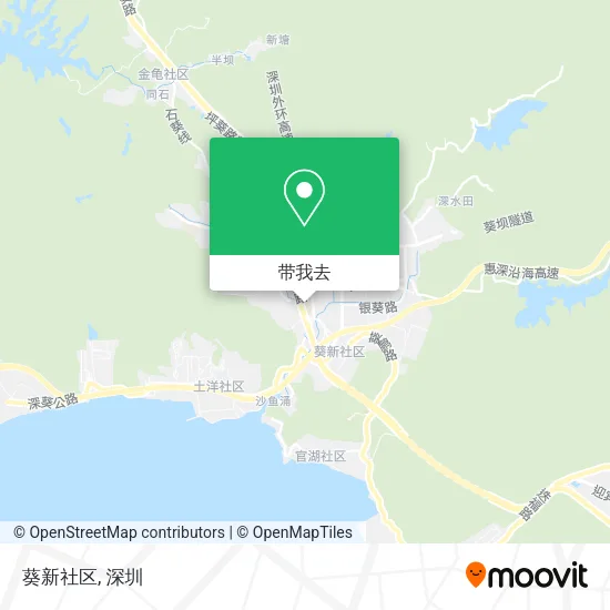 葵新社区地图