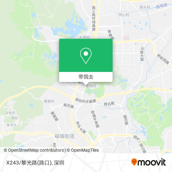 X243/黎光路(路口)地图