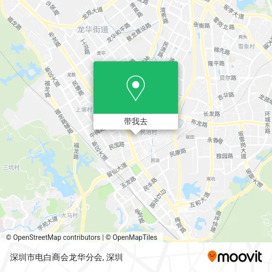 深圳市电白商会龙华分会地图