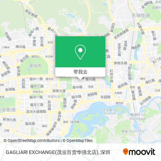 GAGLIARI EXCHANGE(茂业百货华强北店)地图