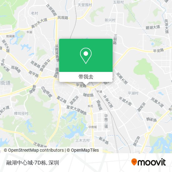 融湖中心城-7D栋地图